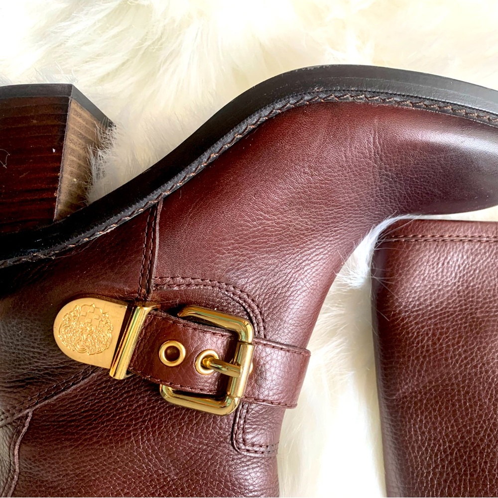 Vince Camuto Brown Heeled Boots - Picture 6 of 15